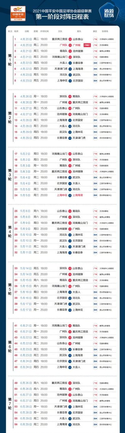 2018中超长春--山东 中超联赛2021赛程表长春-第2张图片-www.211178.com_果博福布斯